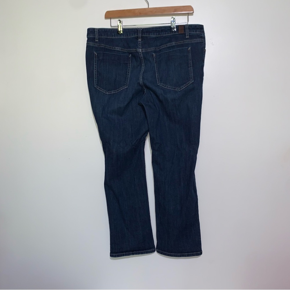 Simply Vera Vera Wang Dark Indigo Bootcut Jeans - Picture 2 of 5